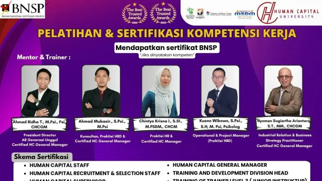 Human Capital University Dorong Peningkatan Kompetensi Kerja