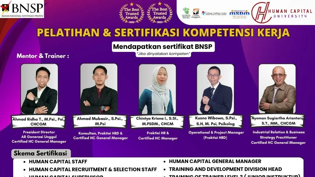 Human Capital University Dorong Peningkatan Kompetensi Kerja