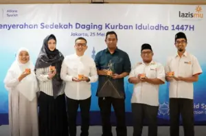 Allianz Syariah Bersama Lazismu Salurkan 1.000 Paket Daging Kurban pada iduladha 1447 H