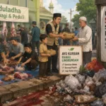 Gunungan Sampah Setelah Kurban