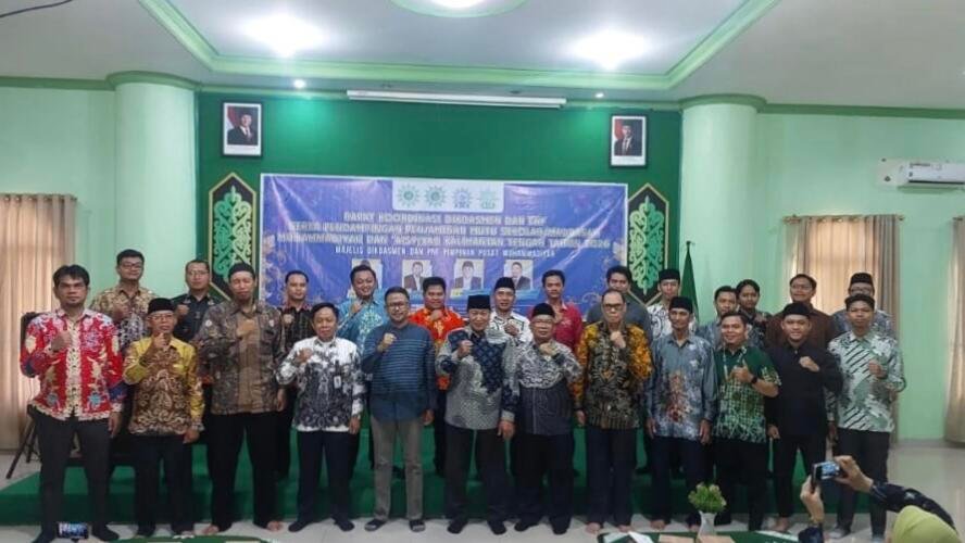 Majelis Dikdasmen dan PNF PP Muhammadiyah melakukan Pendampingan Penjaminan mutu Pendidikan di Kalimantan Tengah