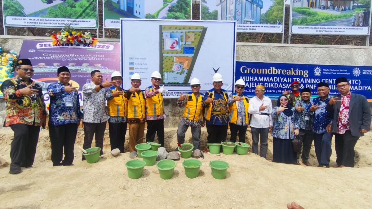 Majelis Dikdasmen & PNF PP Muhammadiyah adakan Groundbreaking Gedung MTC