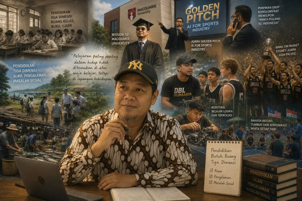 Pendidikan Butuh Ruang Tiga Dimensi: Alam, Pengalaman, dan Masalah Sosial