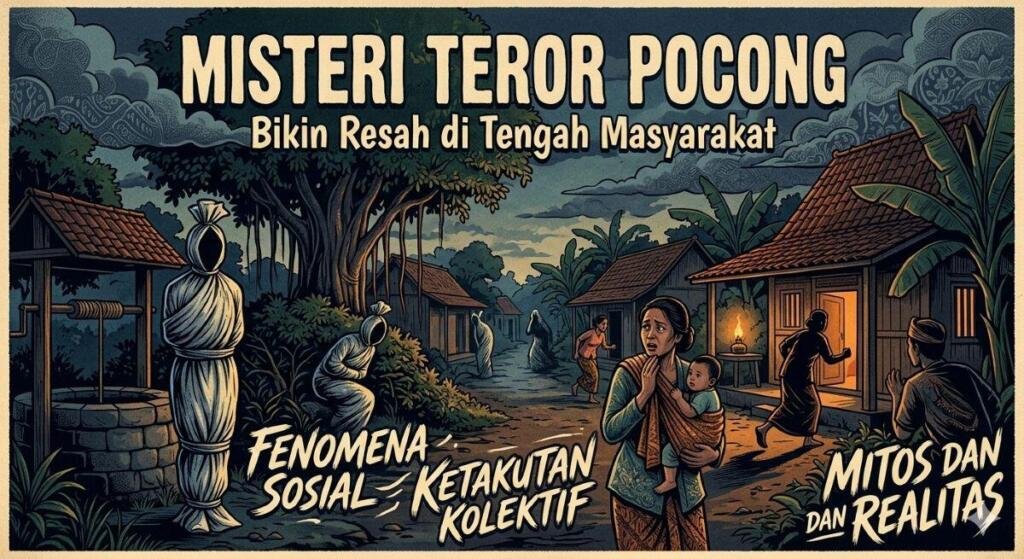 Misteri Teror Pocong Bikin Resah di Tengah Masyarakat