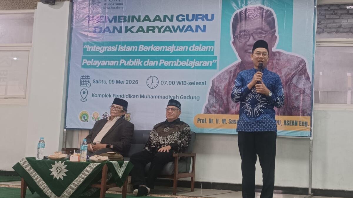 Munahar Bangun Antusiasme dalam Pembinaan Guru Muhammadiyah Wonokromo