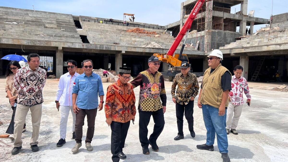 Peletakan Batu Pertama Musholla Bantuan PWM Jawa Timur di Desa Serba Aceh Tamiang