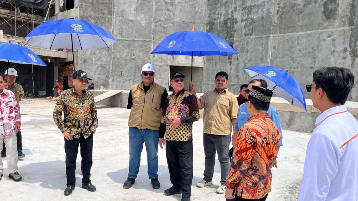Peletakan Batu Pertama Musholla Bantuan PWM Jawa Timur di Desa Serba Aceh Tamiang