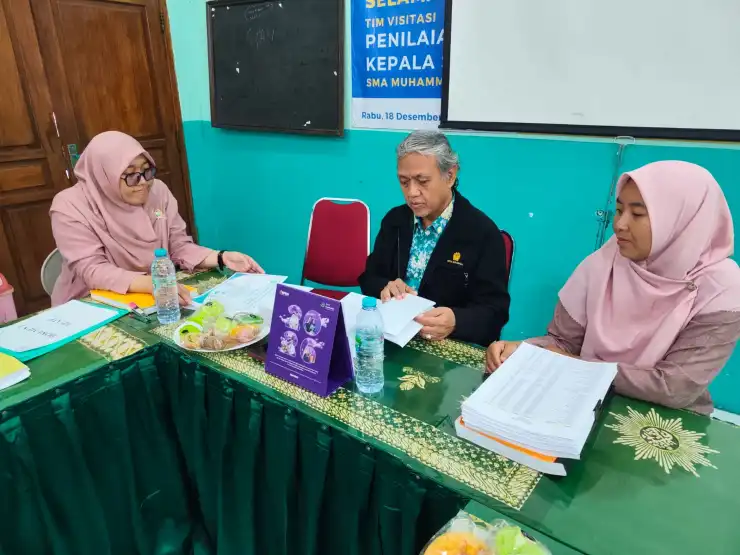 Majelis Dikdasmen PDM Surabaya Gelar Monev di SMA Muhammadiyah 4