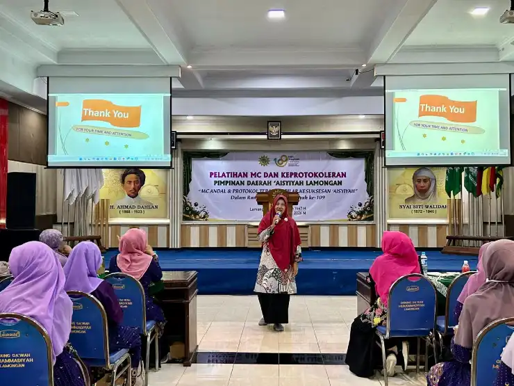 Keprotokolan Pemerintahan Jadi Bekal Public Speaking Kader ‘Aisyiyah Lamongan