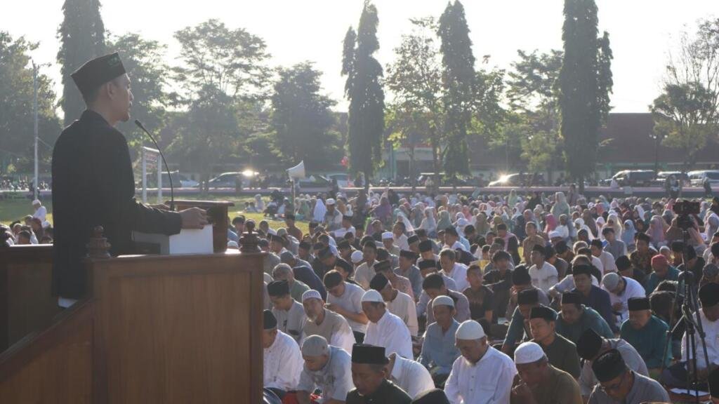 Salat Iduladha PCM Kutoarjo Dipadati Jamaah, Khutbah Soroti Spirit Kurban