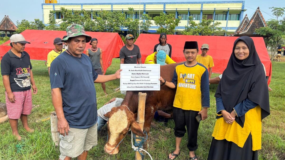 SD MUDABO Bojonegoro Gelar Kurban 1447 H dengan Konsep Minim Plastik