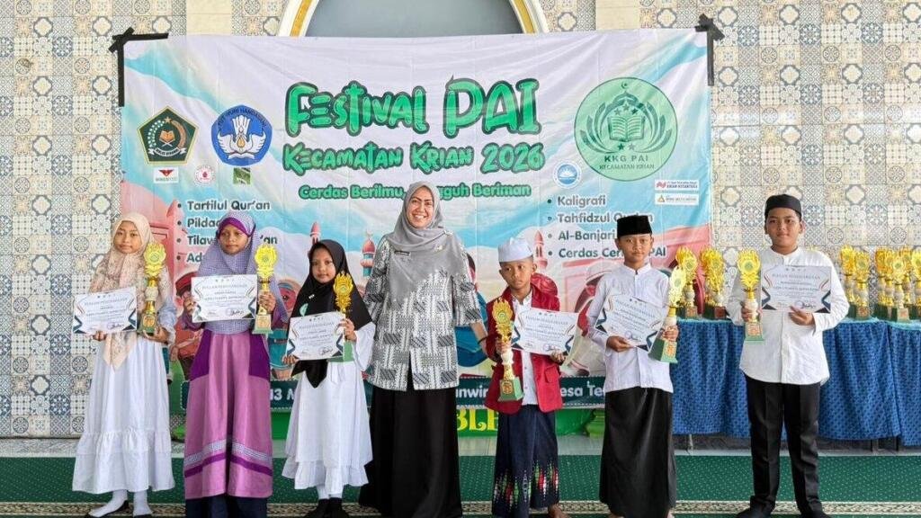 SD Muhammadiyah 2 Krian Borong Juara di Festival PAI Kecamatan Krian 2026