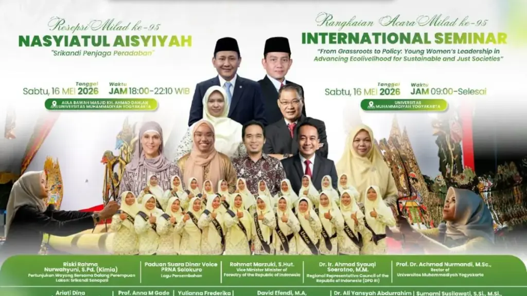 Milad ke-95 Nasyiatul Aisyiyah Hadirkan Wayang dan Seminar Internasional