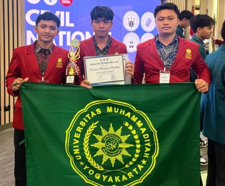 Tim Teknik Sipil UMY Juara Nasional Berkat Inovasi Beton dari Sabut Kelapa