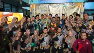 SMP Muven Surabaya Sambut Hangat Kedatangan Menteri Pendidikan