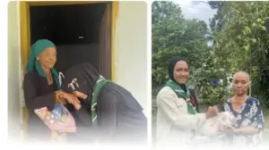 Puncak Kemah Akbar SMA Muha Genteng Diwarnai Baksos dan Penanaman Pohon