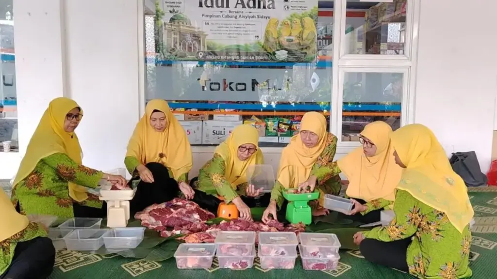 PC Aisyiyah Sidayu Kampanyekan Green iduladha tanpa Plastik Sekali Pakai