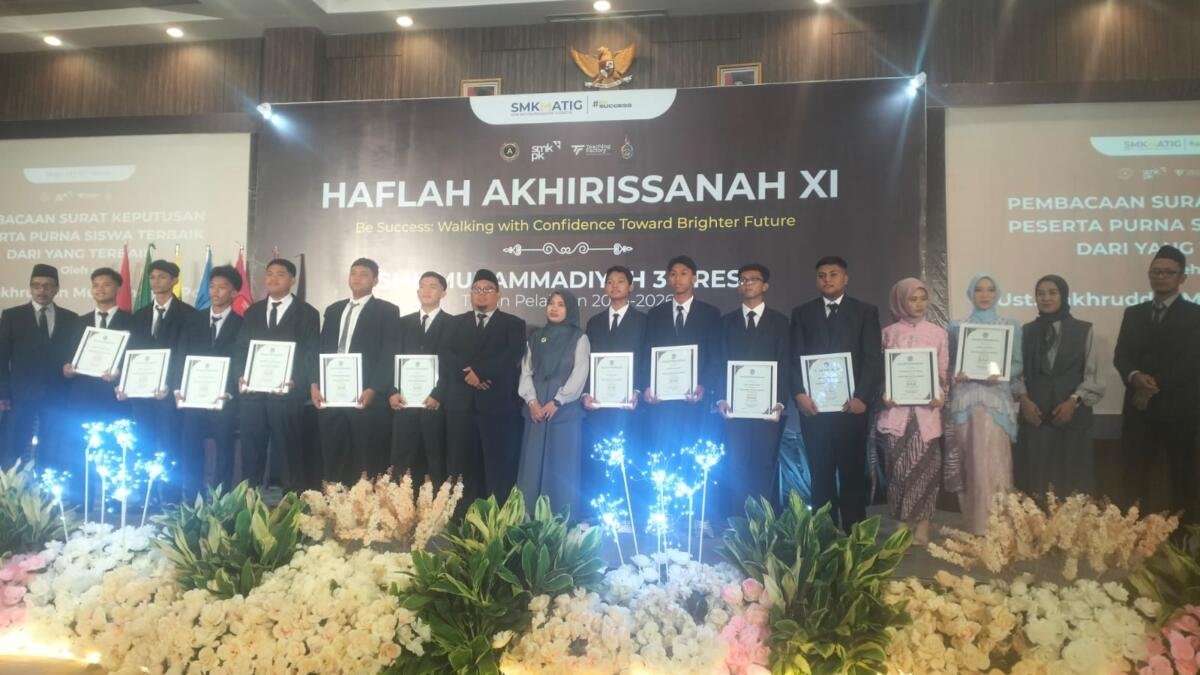 73 Persen Lulusan SMK Matig Gresik Sudah Punya Pekerjaan Sebelum Wisuda, Ini Jurusan yang Paling Diminati Industri