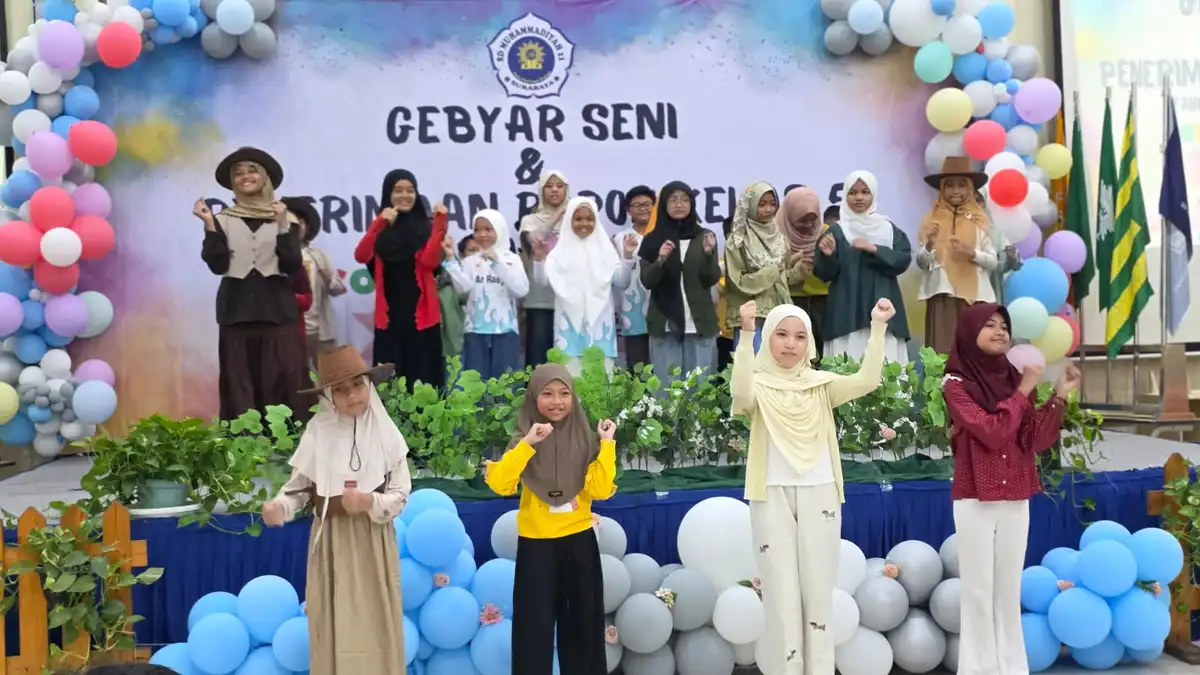 Gebyar Seni dan Penerimaan Rapor SD Muhlas Warnai Penutupan Tahun Ajaran