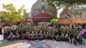 Ketua Kwarwil HW Jatim Buka Mom & Kids Camp Pandu Tunas Athfal Cabang Sugio