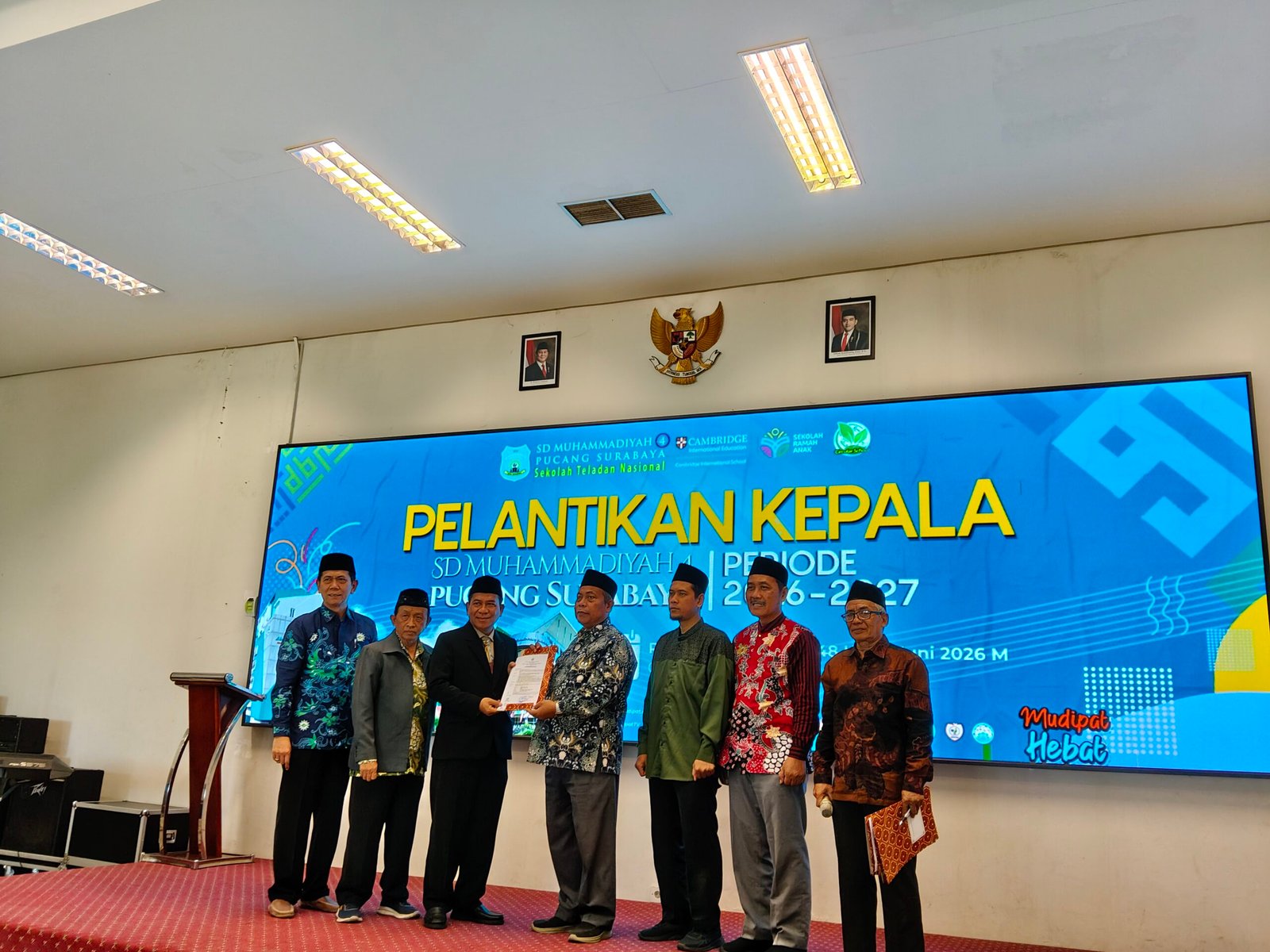 SD Mudipat Buka Tahun Baru Hijriyah dengan Pelantikan Kepala