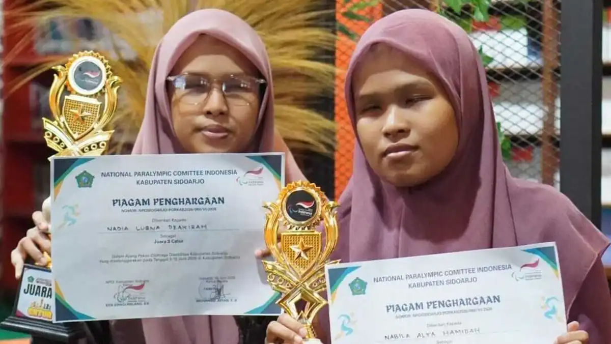 Lawan Keterbatasan, Kakak Beradik Smamita Raih Juara PORKAB 2026