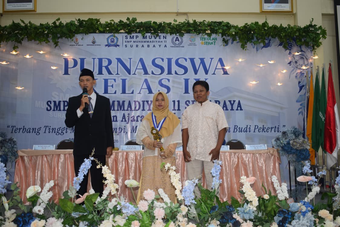 Masuk 15 Besar Penghafal Al-Qur’an SMP se-Surabaya, Siswi SMP Muven Sisihkan 579 Peserta