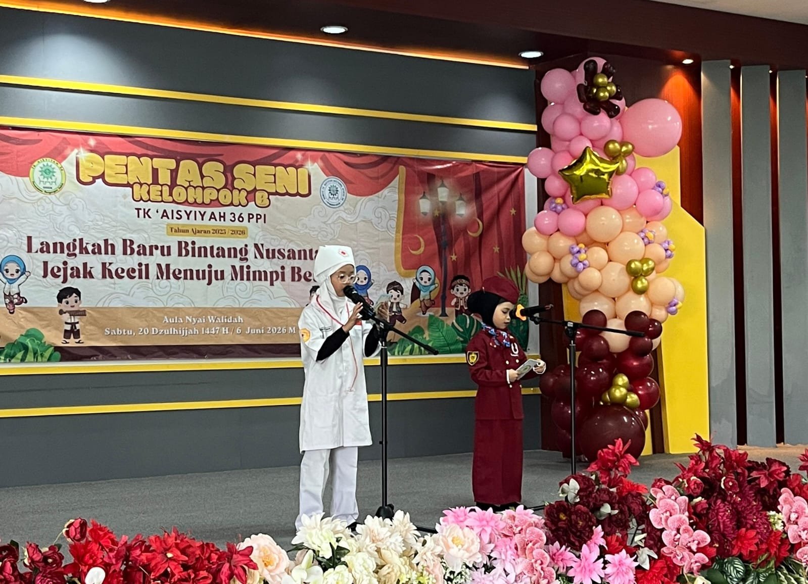 Untaian Doa dan Harapan di Sesi Farewell Speech Pentas Seni TK Aisyiyah 36 PPI