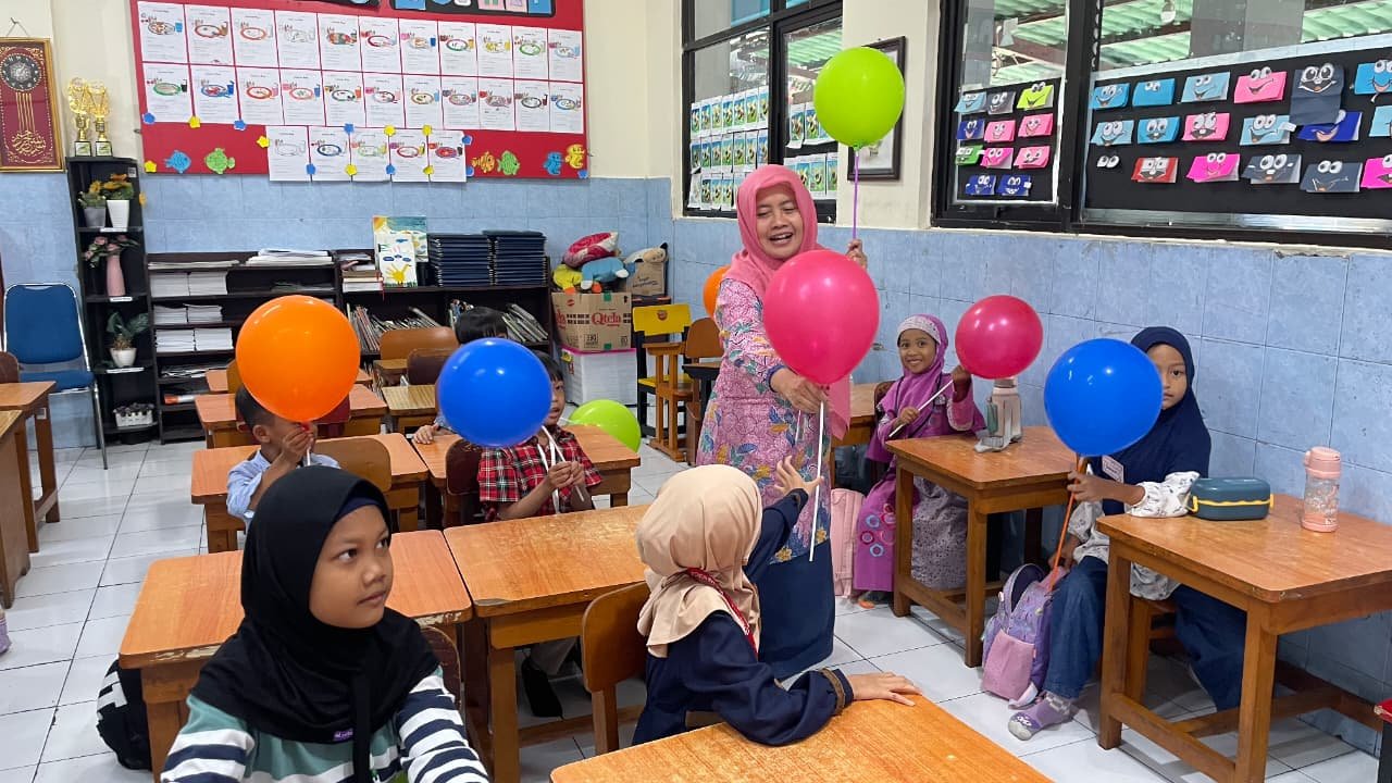 Semangat Baru Warnai Hari Pertama Preschool Reguler SD Muhida