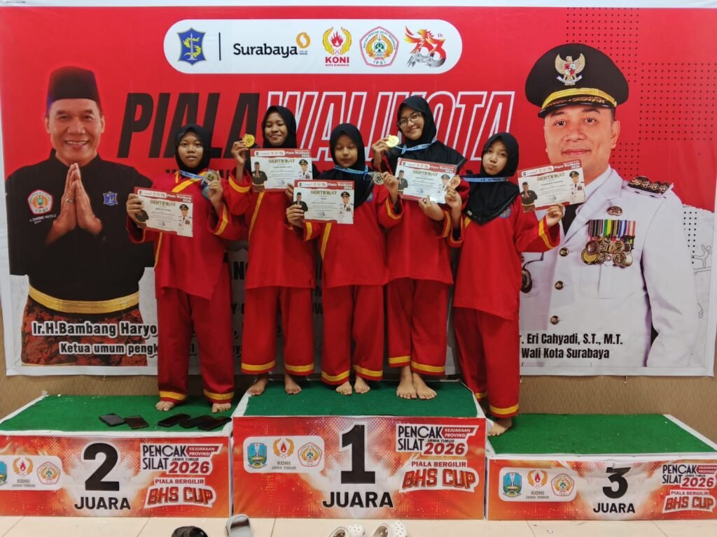 Siswa Spemsa Borong Juara di Kejuaraan Piala Walikota Surabaya