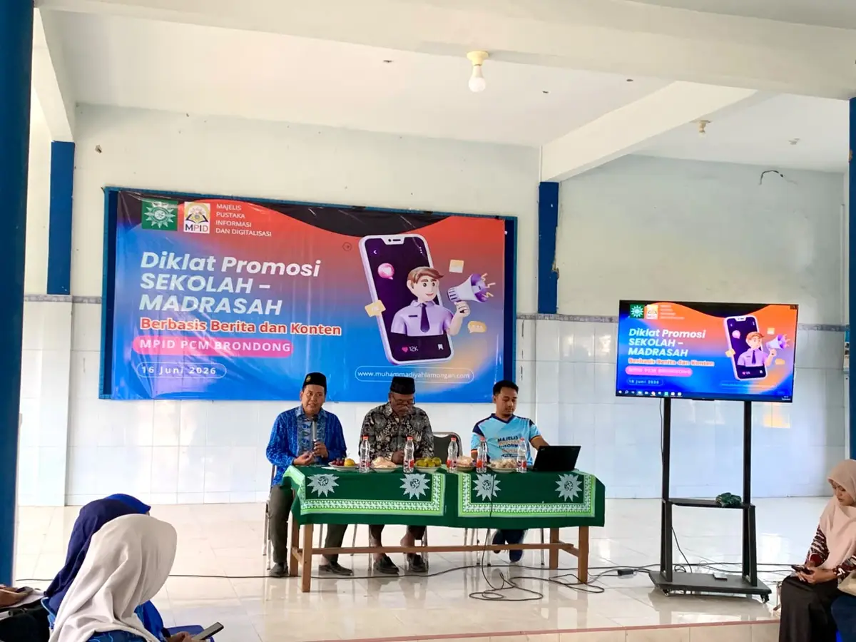 MPID PCM Brondong Latih Guru Muhammadiyah Menulis Berita dan Membuat Konten Digital