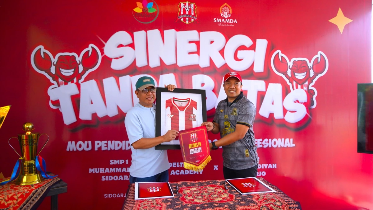 Smamda Sidoarjo dan Deltras Academy Jalin Kerja Sama Pembinaan Atlet Berbasis Pendidikan