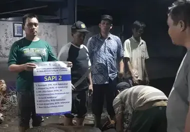 Semangat Berbagi Menguat, 47 Muqoribin Berkurban di Smamda Sidoarjo