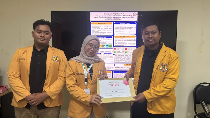 Rizka dan Aufi Buktikan Kekuatan Gagasan Ilmiah, Raih Dua Penghargaan MSCON 2026