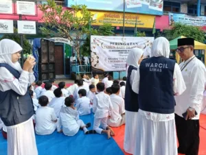 Keseruan Wartawan Cilik SDM Limas Ikut Meliput Peringatan 1 Muharram 1448 Hijriyah