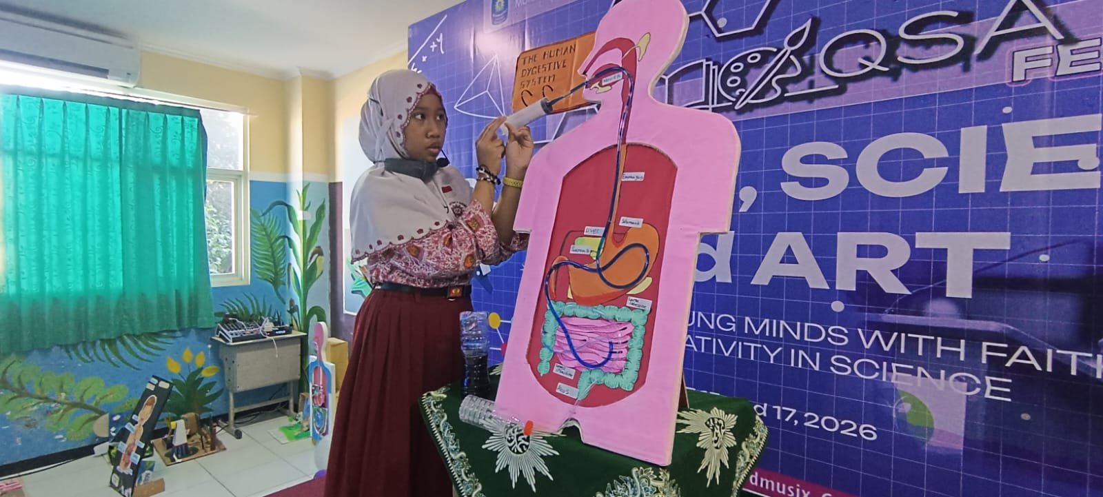 Hari Kedua QSA 2026 SD Musix: Simulasi Sistem Pencernaan dan Mystery Box Bunga Pikat Juri