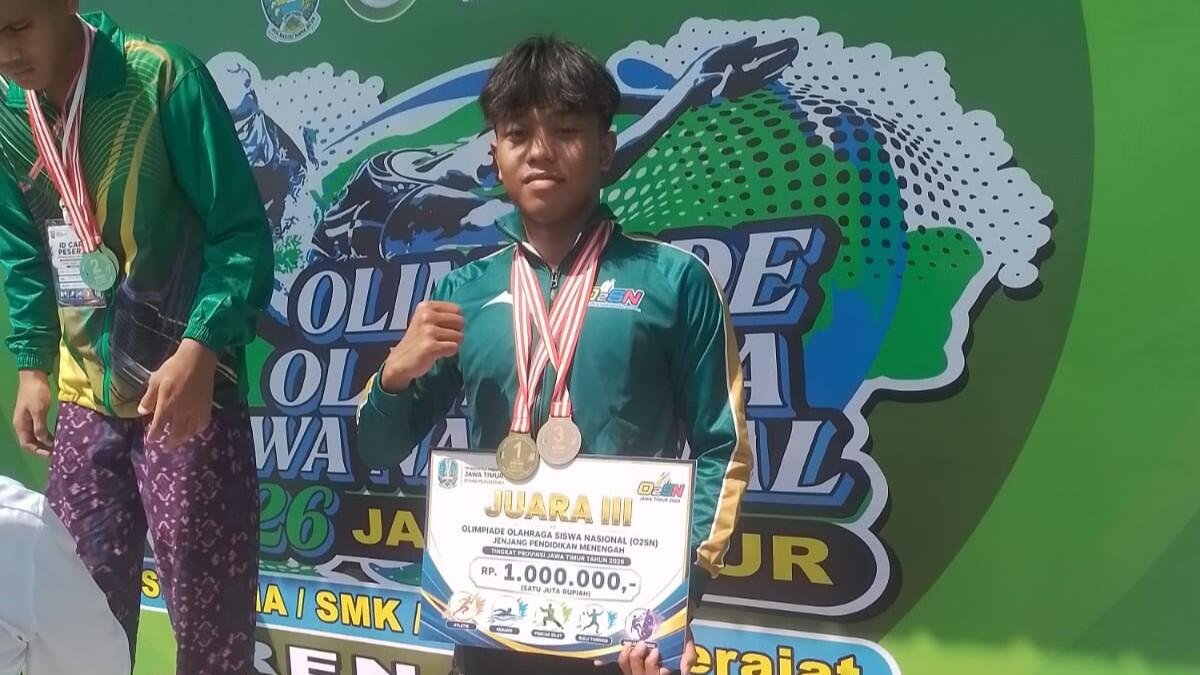 Siswa Smamda Surabaya Raih Perunggu O2SN Jatim Cabang Renang Putra