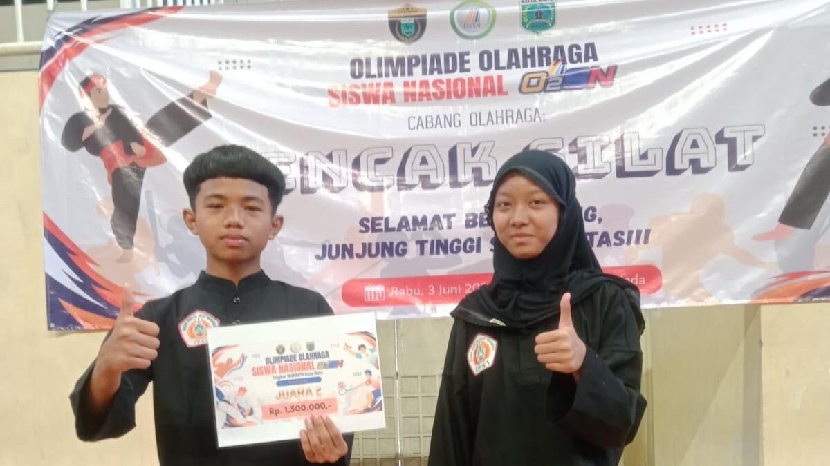 Andrea Rayyan Raih Juara 2 Pencak Silat Putra O2SN Tingkat Kota Batu 2026