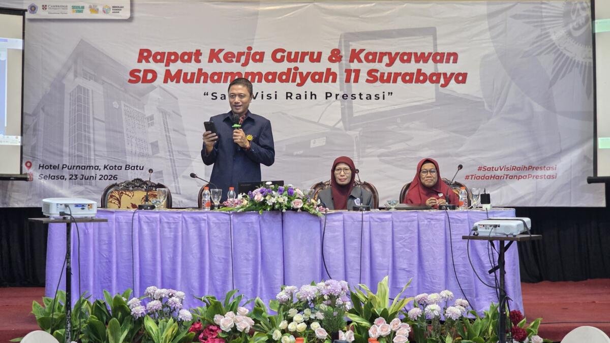 Buka Raker SD MuhlaS, Ir. Miftahul Ulum Kenalkan Budaya Kerja SMART-M