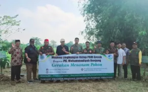 PCM Benjeng dan MLH PDM Gresik Lakukan Dakwah Lingkungan