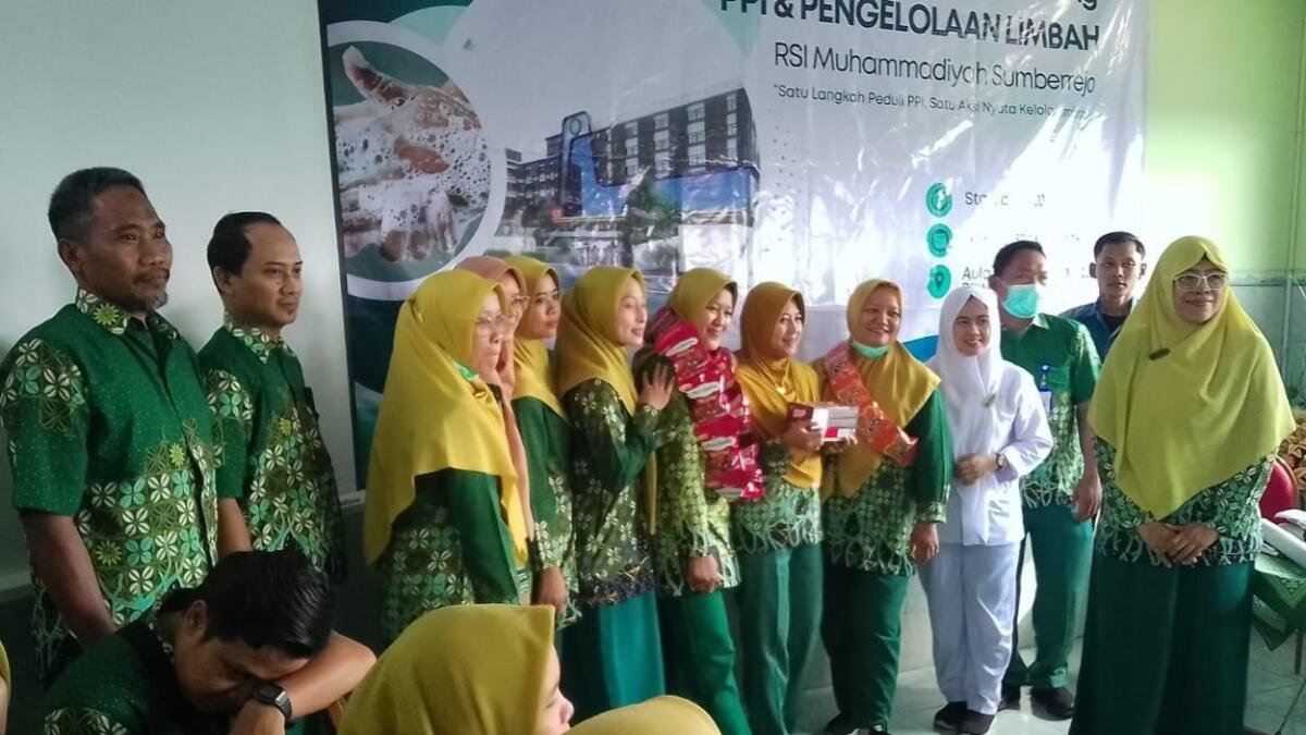 Inhouse Training PPI dan Pengelolaan Limbah di RSI Muhammadiyah Sumberrejo Perkuat Budaya Keselamatan Pasien