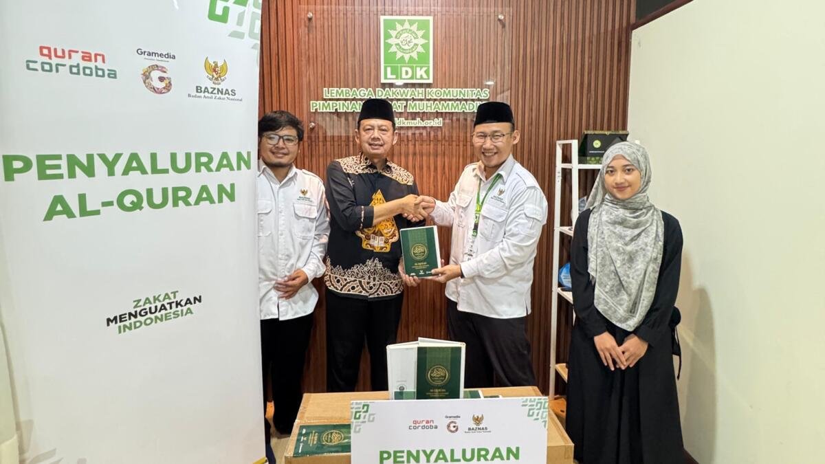 LDK PP Muhammadiyah dan BAZNAS RI Bersinergi Sebarkan Mushaf Al-Qur’an ke Daerah 3T dan Komunitas Marginal