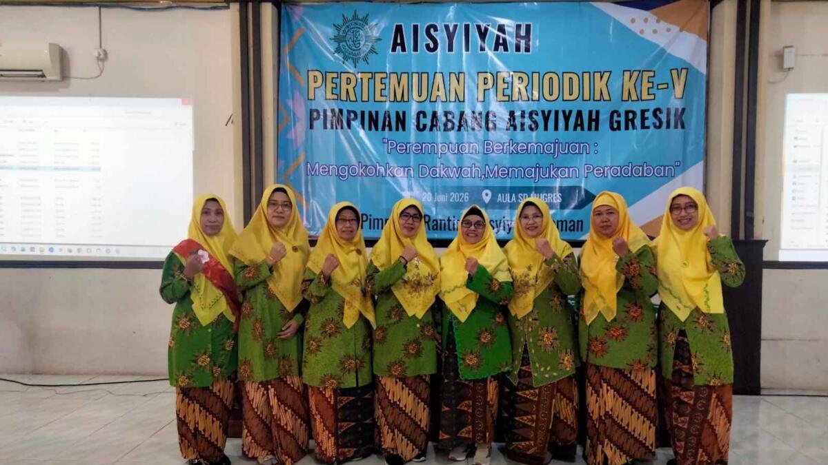 Pertemuan Periodik ke-V PCA Gresik Tegaskan Peran Ranting sebagai Denyut Nadi Aisyiyah