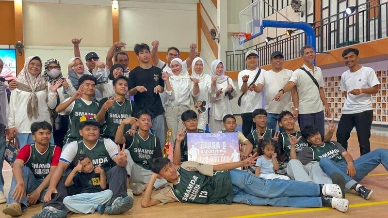 Basket Putra Smamda Surabaya Raih Juara Violet Competition 2026