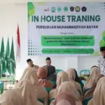 Perkuat Nilai Islam dan Profesionalisme Guru, Perguruan Muhammadiyah Bayan Gelar In House Training