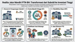Komodifikasi Label “Negeri”: Berapa Harga yang Layak untuk Kursi Mandiri PTN-BH?