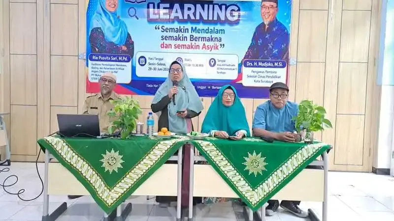 Guru Kelas dan BTQ SD Muhlas Ikuti Workshop Deep Learning dan Upgrading Guru Tilawati