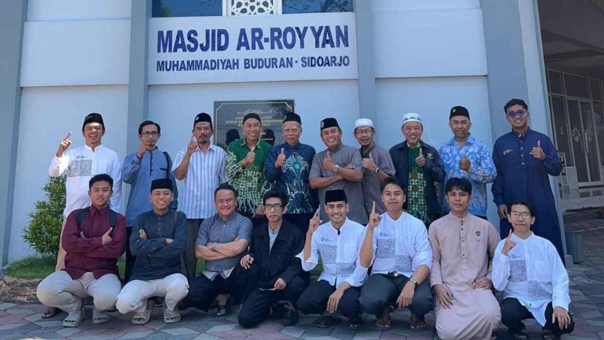 Masjid Pesantren KH Mas Mansyur Wiyung Gandeng Masjid Ar-Royyan Buduran Lewat Studi Tiru