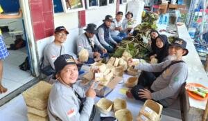 Green Kurban Lazismu Surabaya, 800 Paket Daging Dibungkus Daun Jati Tanpa Plastik