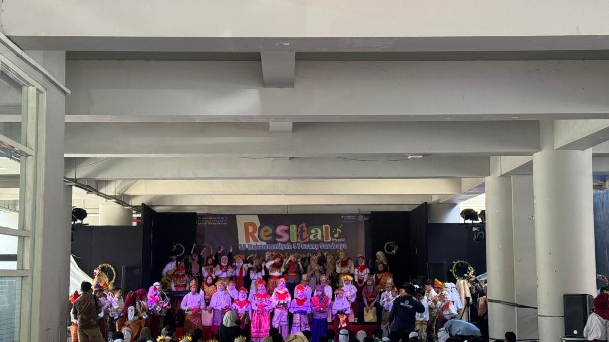 Meriah, Siswa Kelas 6 SD Muhammadiyah 4 Pucang Gelar Recital Lagu Daerah